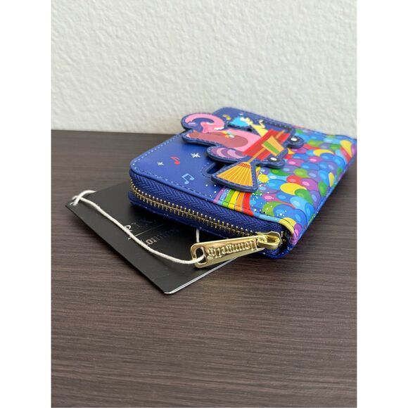 Loungefly Disney Pixar Inside Out Bing Bong and Joy Rocket Zip Wallet - Picture 3 of 4